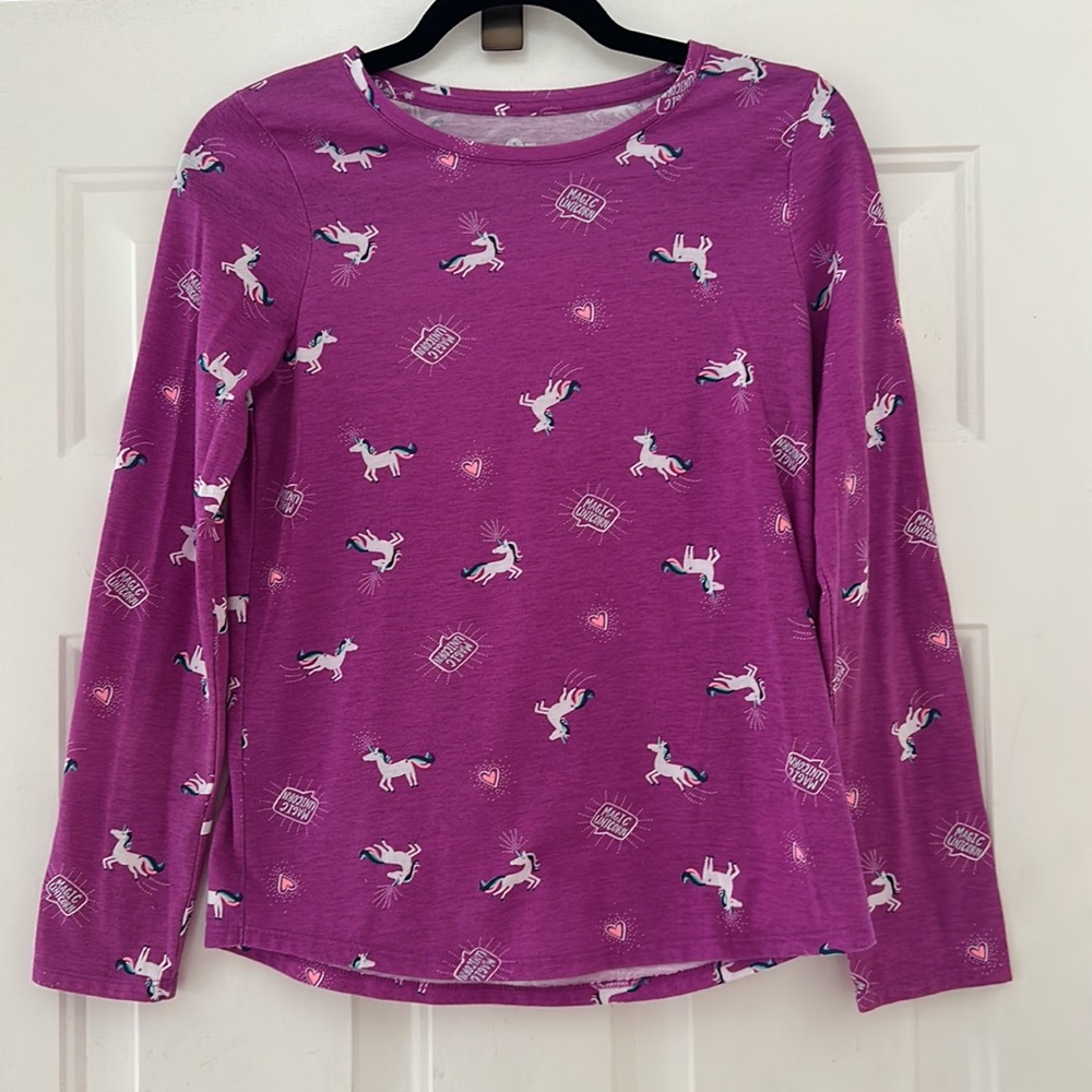 SO Unicorn Long Sleeve Shirt Size 14